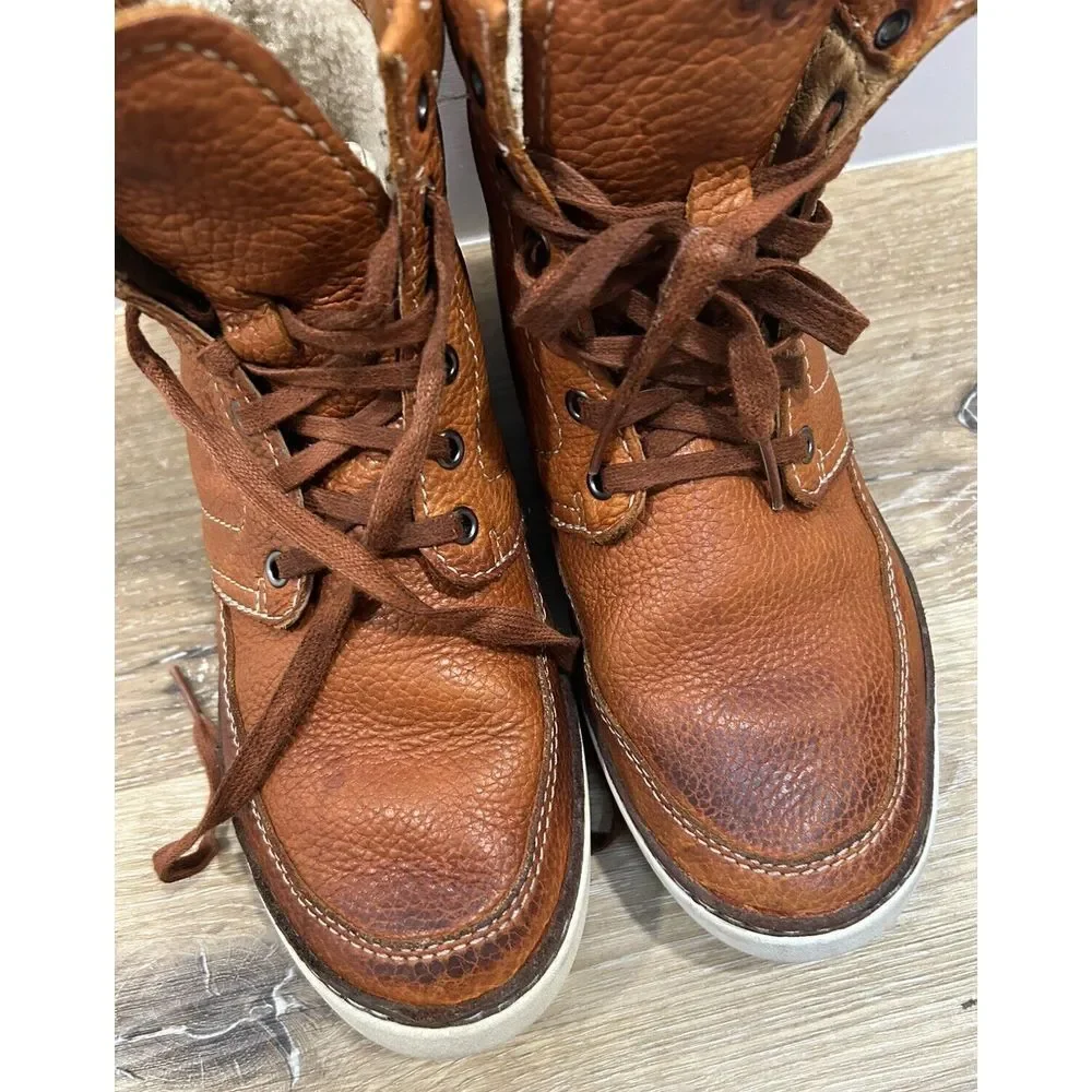 UGG Australia Garrin Sneacker Boots Unisex Mens‎ 6 Women's 7  Leather